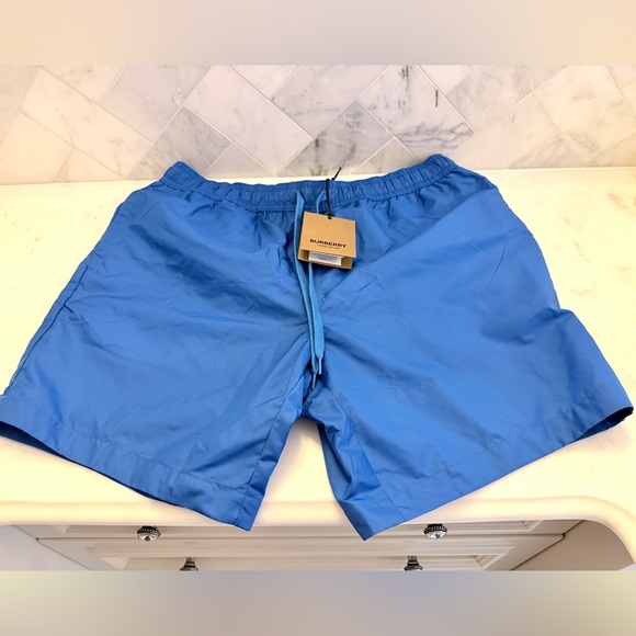 Burberry Other - NWT AUTHENTIC Burberry Men’s Royal Blue Swim Trunks with FREE SHIPPING